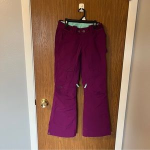 North Face HyVent purple ski snowboard snow pants